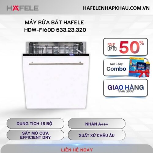 Máy rửa bát âm tủ Hafele HDW-FI60D 533.23.320