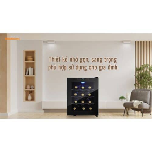Ảnh thực tế tủ rượu độc lập 12 chai Hafele 539.15.060