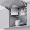 Bộ tay nâng FREE FLAP 3.15 E Hafele 372.29.703 nắp xám 2 phu kien tu bep 372 29 703