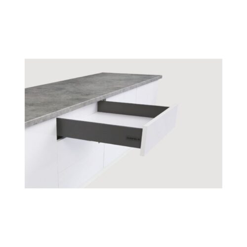 Ray hộp Hafele 552.49.335 Alto-S H120 mm màu xám đậm