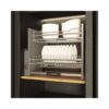 Rổ chén đĩa di động lướt dẹt LENTO Cucina 504.76.214 mạ chrome