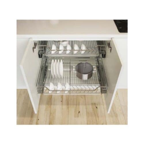 Bộ rổ xoong nồi Hafele Cappella 549.08.428 5 Ảnh thực tế bộ rổ xoong nồi Hafele Cappella 549.08.428
