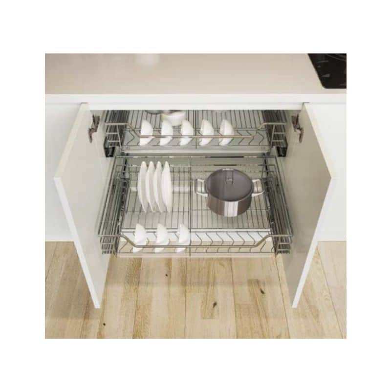Ảnh thực tế bộ rổ xoong nồi Hafele Cappella 549.08.428 Ảnh thực tế bộ rổ xoong nồi Hafele Cappella 549.08.428