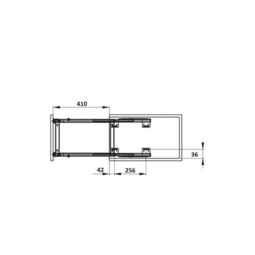Bộ rổ gia vị Hafele Sonata 549.20.038 300mm 4 Bộ rổ gia vị Hafele Sonata 549.20.038 300mm