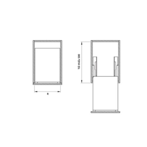 Bộ rổ gia vị Hafele Sonata 549.20.040 400mm 3 bo ro gia vi hafele sonata 549 20 040 400mm 2