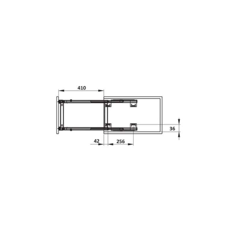 Bộ rổ gia vị Hafele Sonata 549.20.040 400mm Bộ rổ gia vị Hafele Sonata 549.20.040 400mm